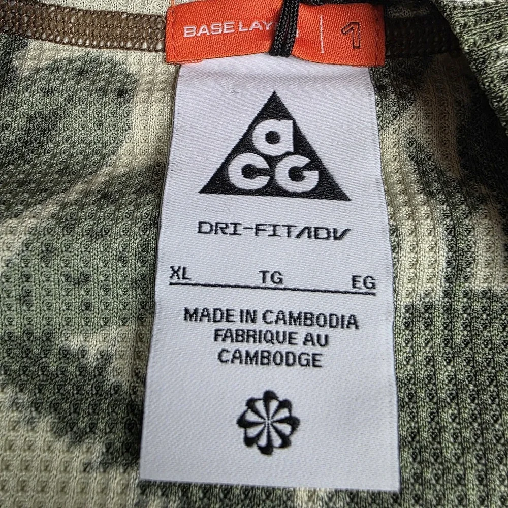 Nike ACG Top Shirt Mens XL Chinati Short-Sleeve ADV Cactus HV0587-229 $75